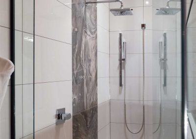 Vault suite glass shower